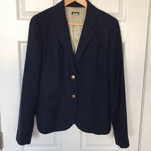 J.Crew navy Schoolboy blazer